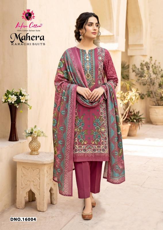Nafisa mahera vol 16 cotton dress materials wholesale online